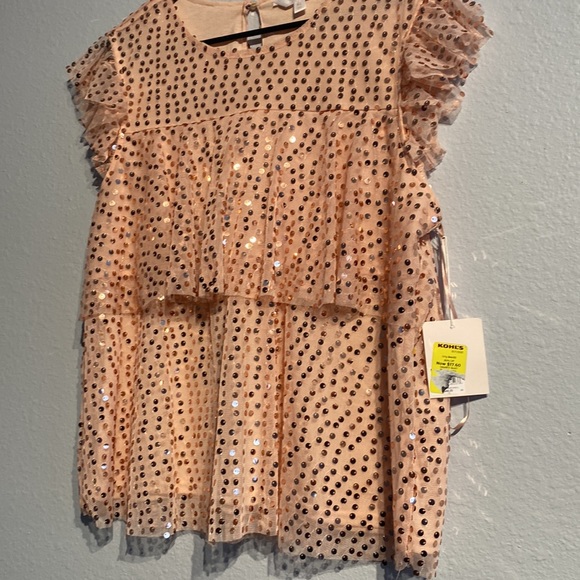 🆕 WT Sequence Pink LC Lauren Conrad top XL - Picture 7 of 14